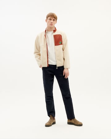 Thinking MU Fleece jacket 'Lewis' in Beige