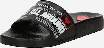 Love Moschino - Sapato aberto em preto: frente