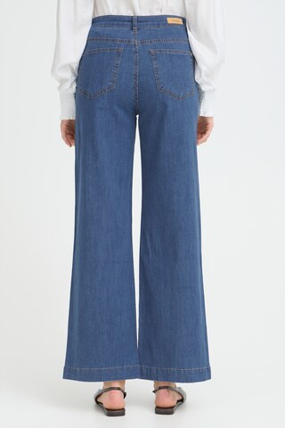 Fransa Wide Leg Jeans 'FRCHICAGO' i blå