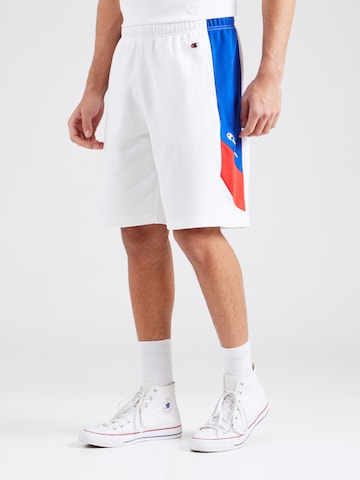 regular Pantaloni di Champion Authentic Athletic Apparel in bianco: frontale