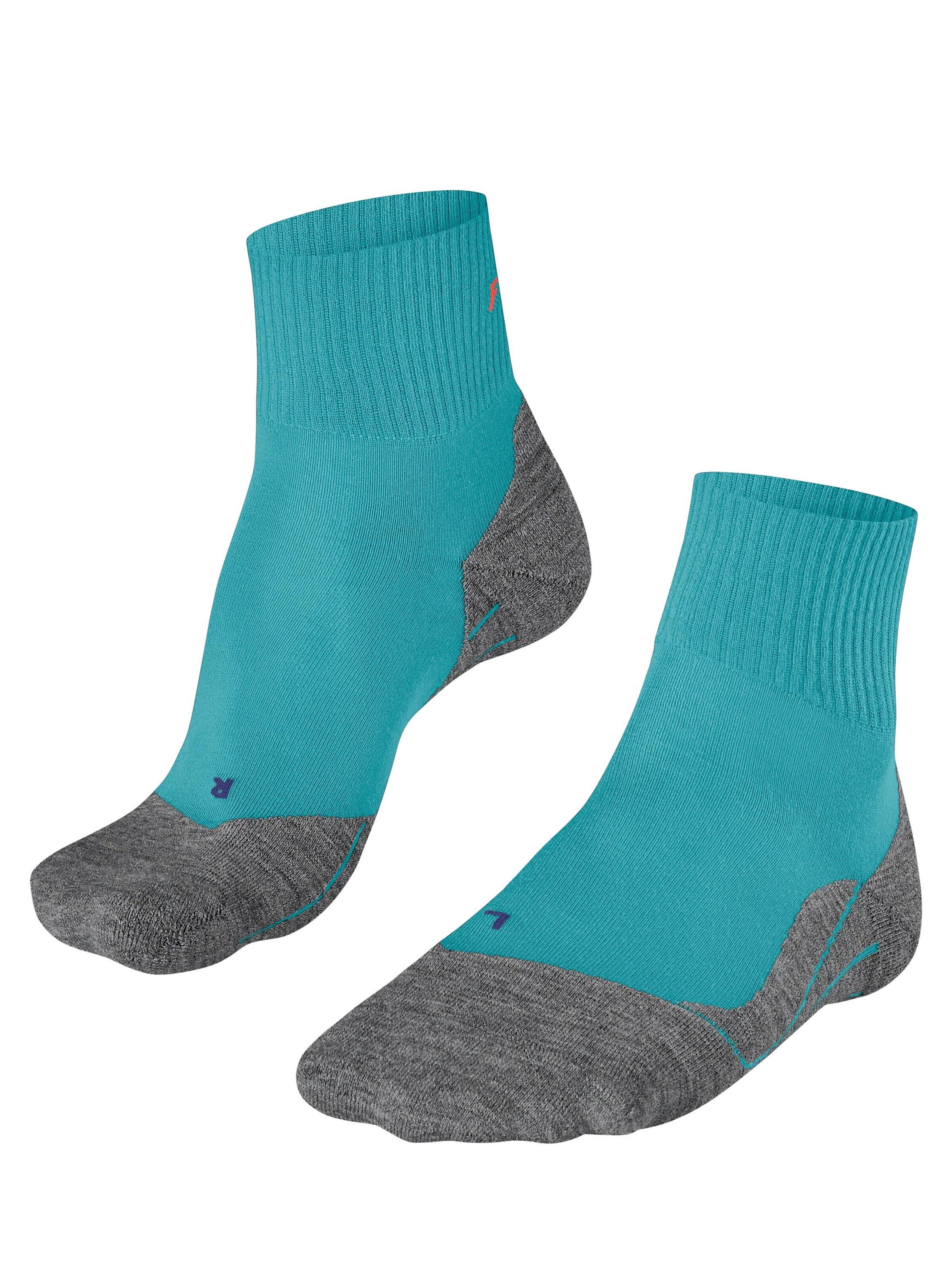FALKE Athletic Socks 'TK5 Wander Cool Short' in 35-36 in Turquoise, Item view