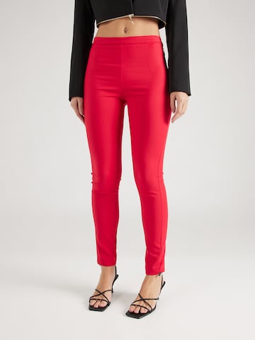 Coupe slim Pantalon PATRIZIA PEPE en rouge : devant