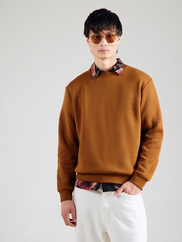 JACK & JONES Свитшот 'JJBradley' в Коричневый: спереди