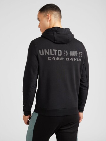 Sweat-shirt CAMP DAVID en noir