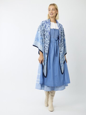 CODELLO Traditional Shawl in Blue