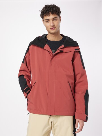 Veste de sport 'RADICALO' QUIKSILVER en rouge : devant