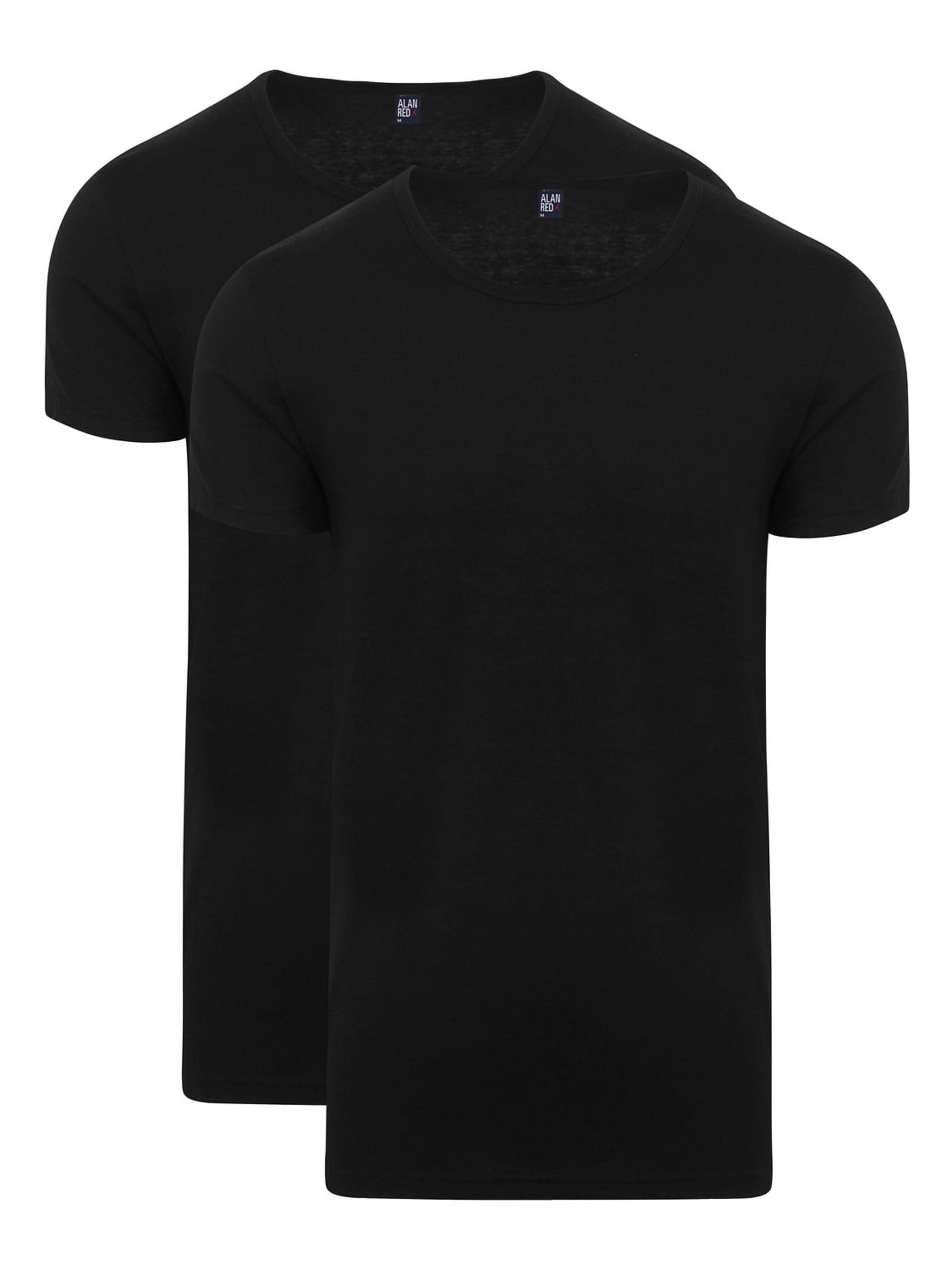 alan red Shirt 'James' in Zwart: voorkant