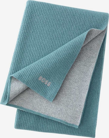 BOSS Home Blankets in Blue: front
