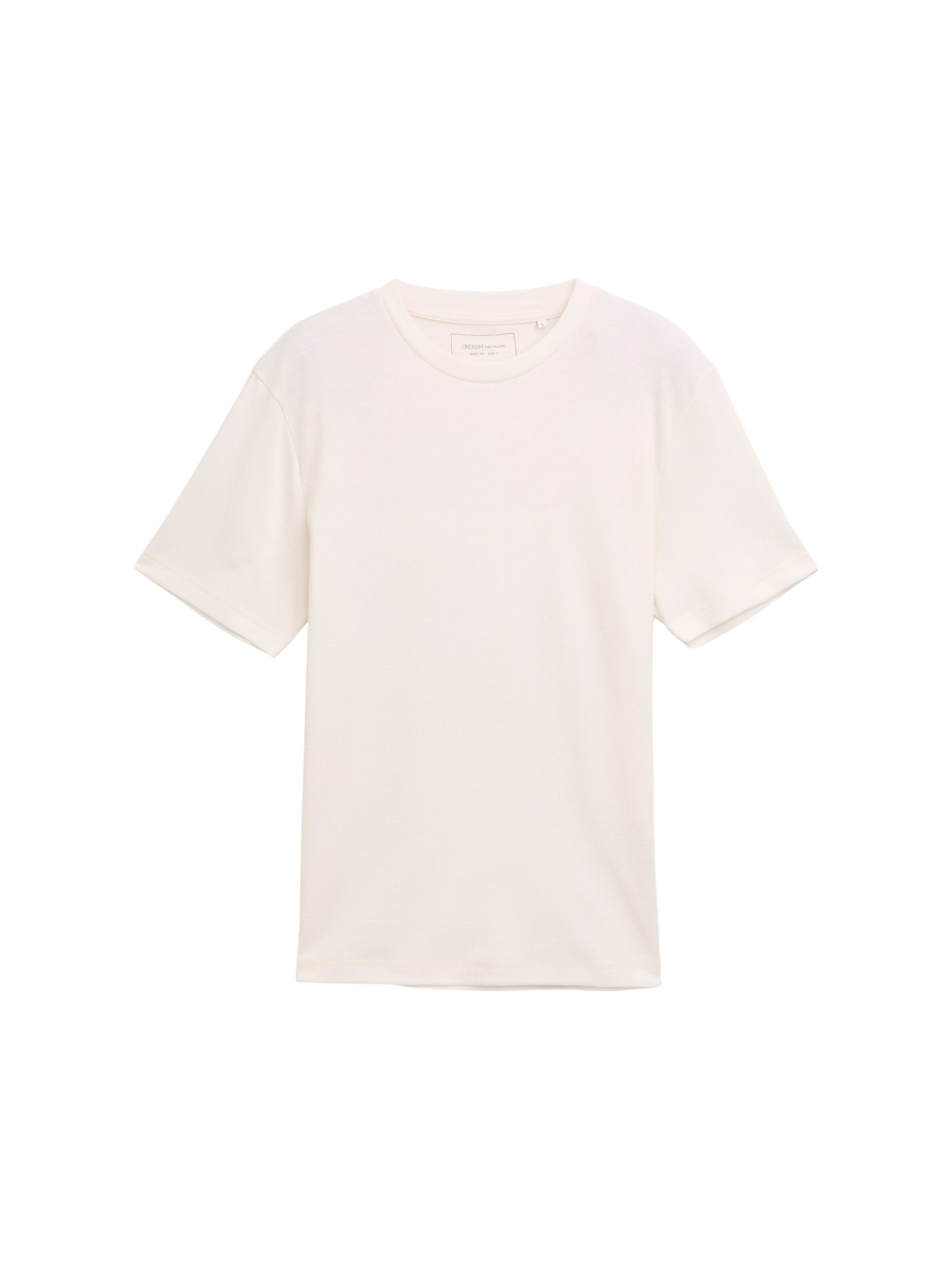 T-Shirt TOM TAILOR en beige : devant
