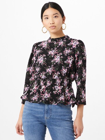 Dorothy Perkins Regular Shirt in Zwart: voorkant