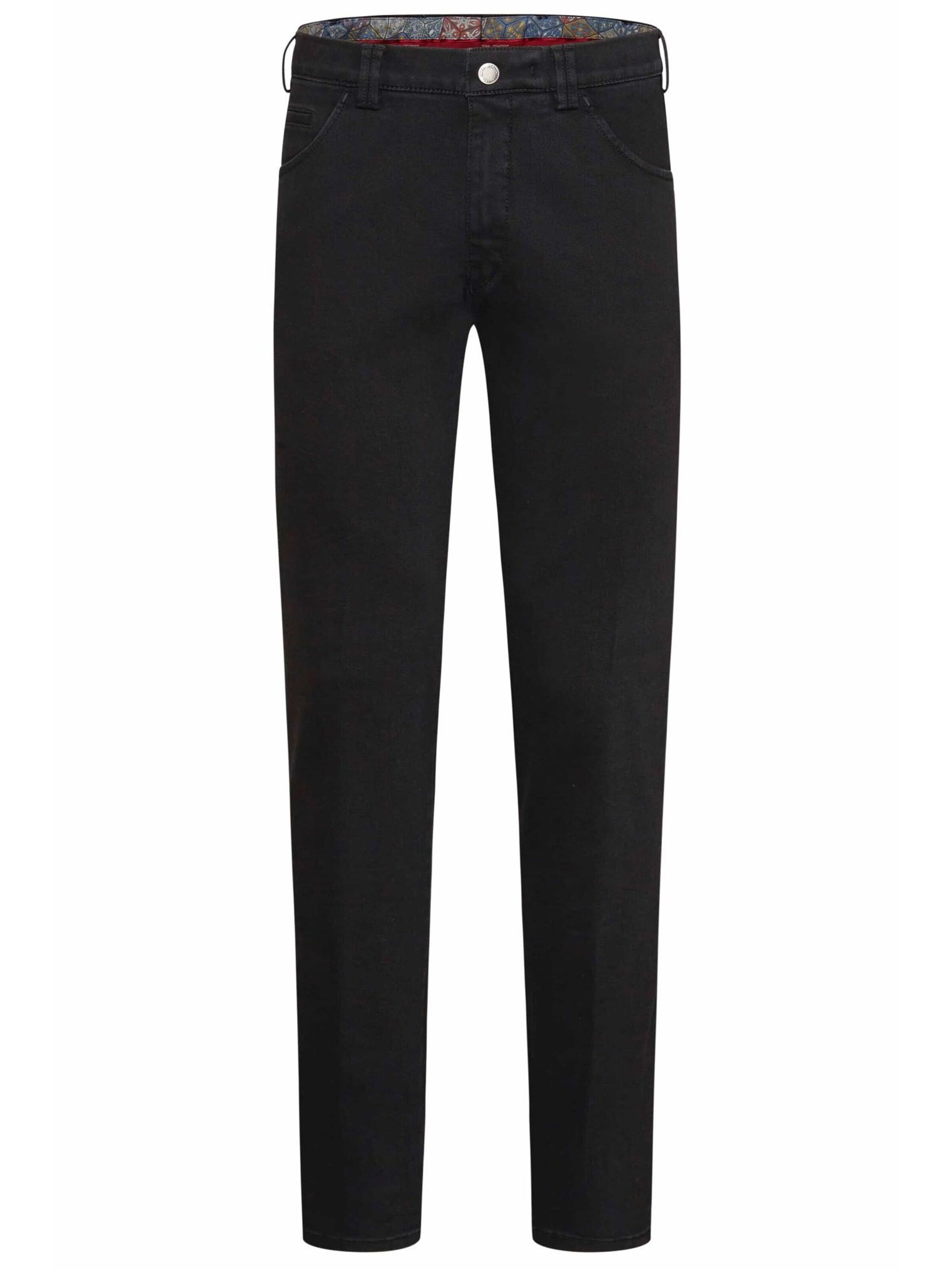 Meyer Hosen Regular Jeans 'Dublin' in Black: front