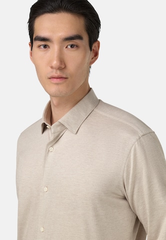Coupe regular Chemise 'B Jersey' Boggi Milano en beige