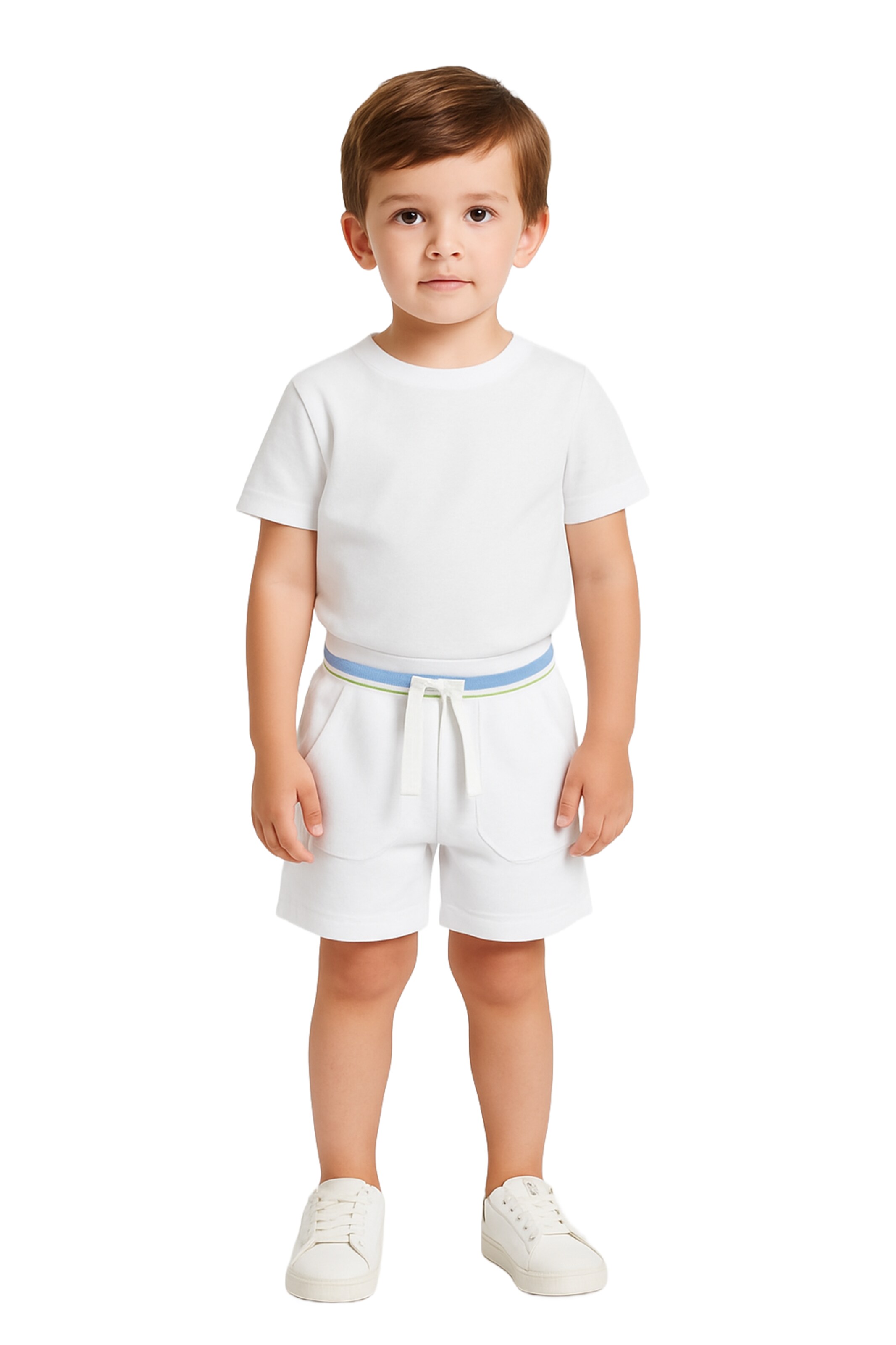 Panço Regular Pants in White: front