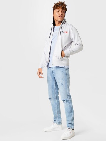 Tommy Jeans Bluza rozpinana w kolorze szary