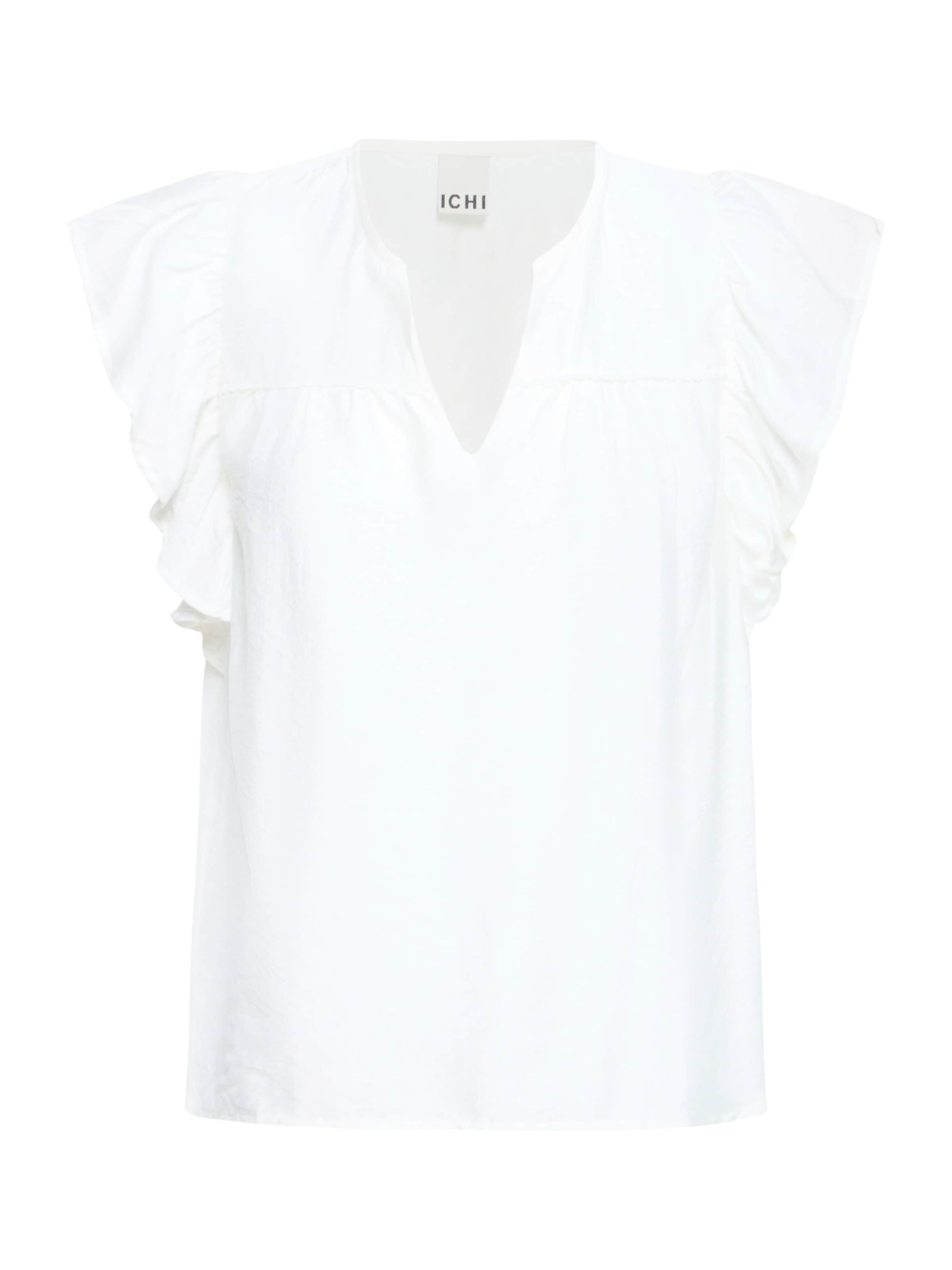 Camicia da donna 'IHHETTA' di ICHI in bianco: frontale