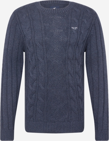 HOLLISTER Sweater in Blue: front