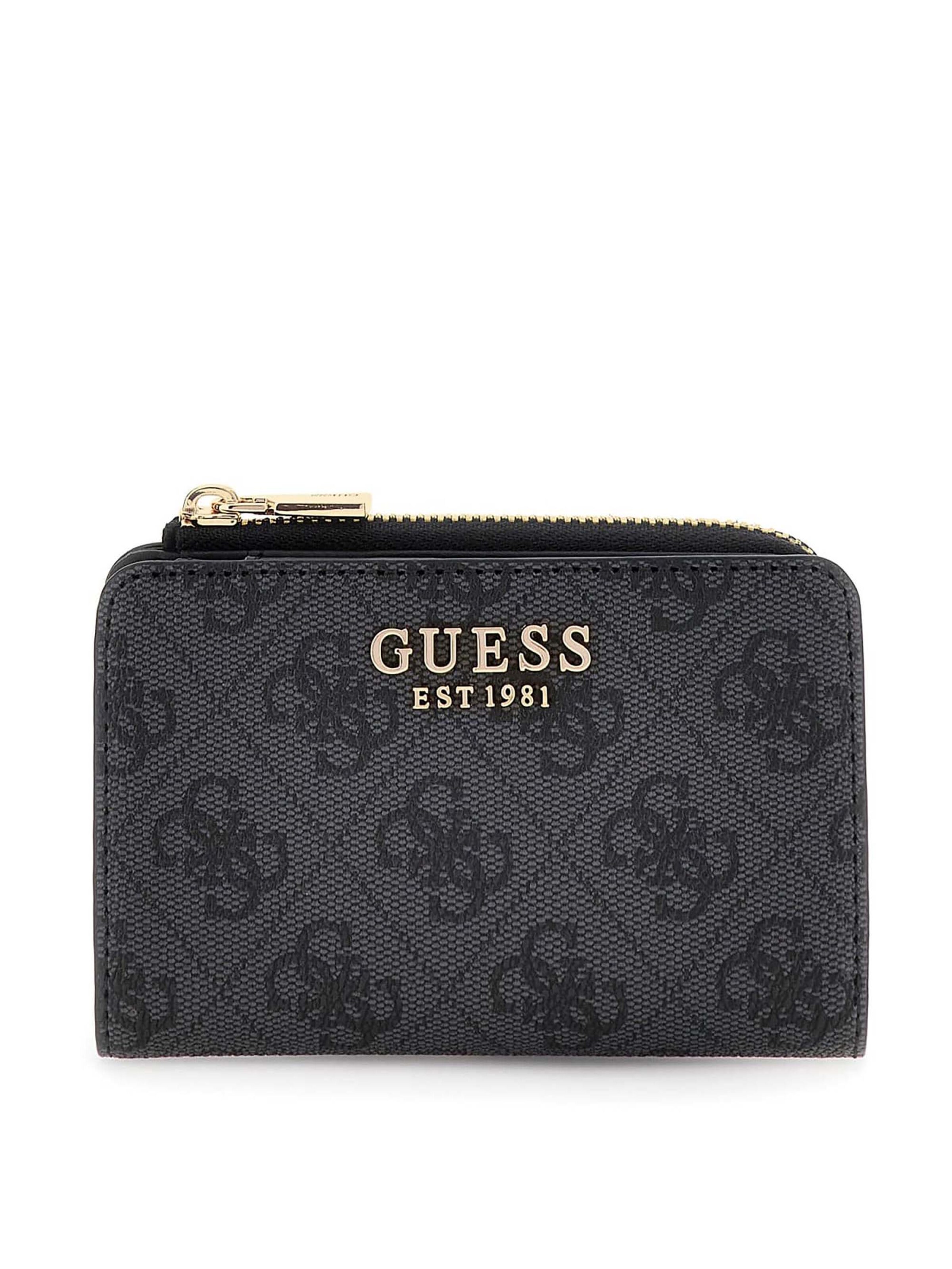 Porte-monnaies 'Laurel Ii Slg' GUESS en noir : devant