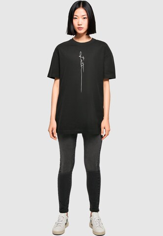 Merchcode T-Shirt 'Faith' in Schwarz