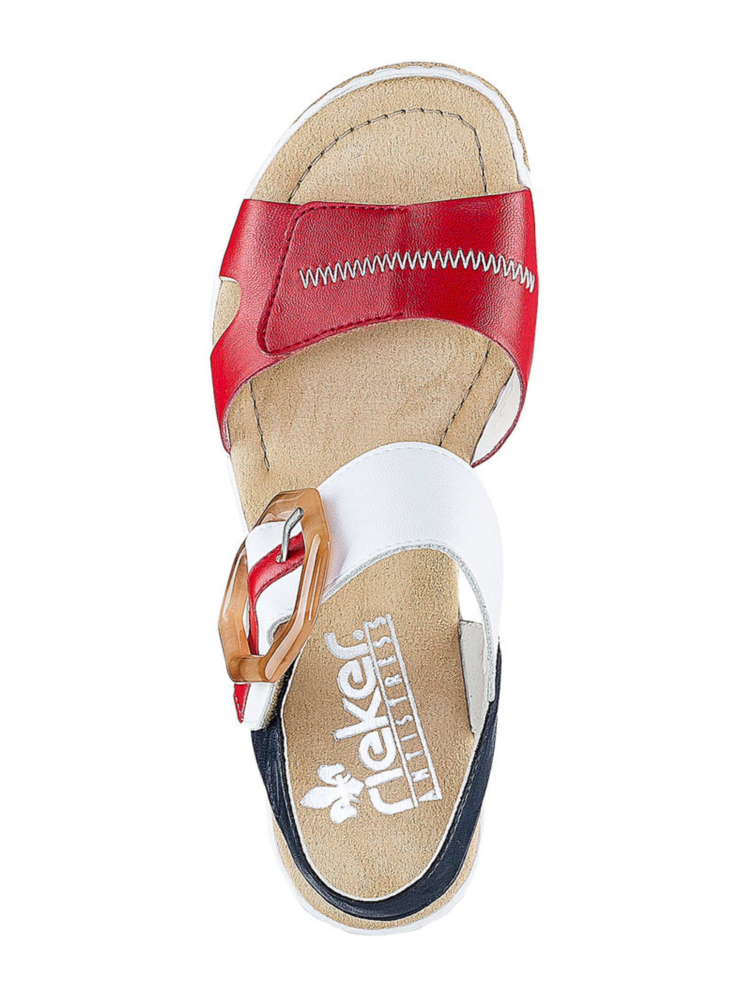 Sandales Rieker en rouge