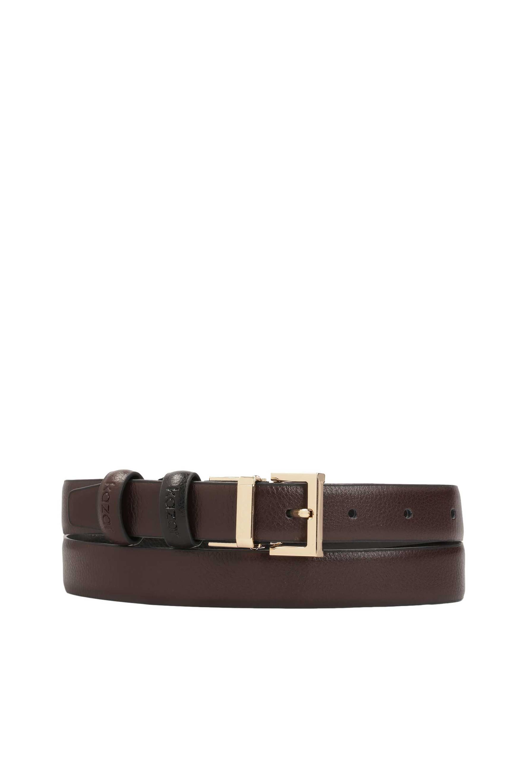 Kazar Belt in Brown: front