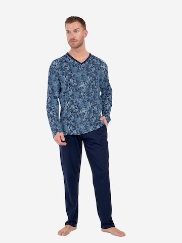 Pyjama long ' Compiegne Long Sleepwear ' HOM en bleu