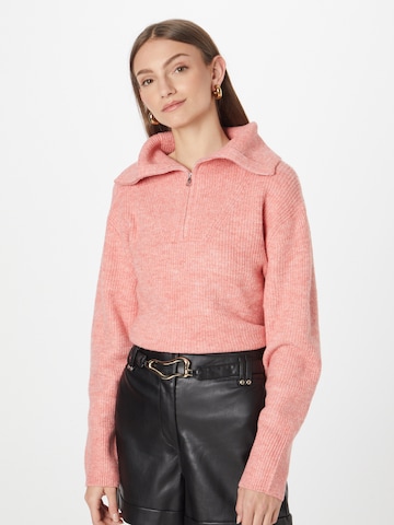 TOM TAILOR DENIM Sweater in Pink: front