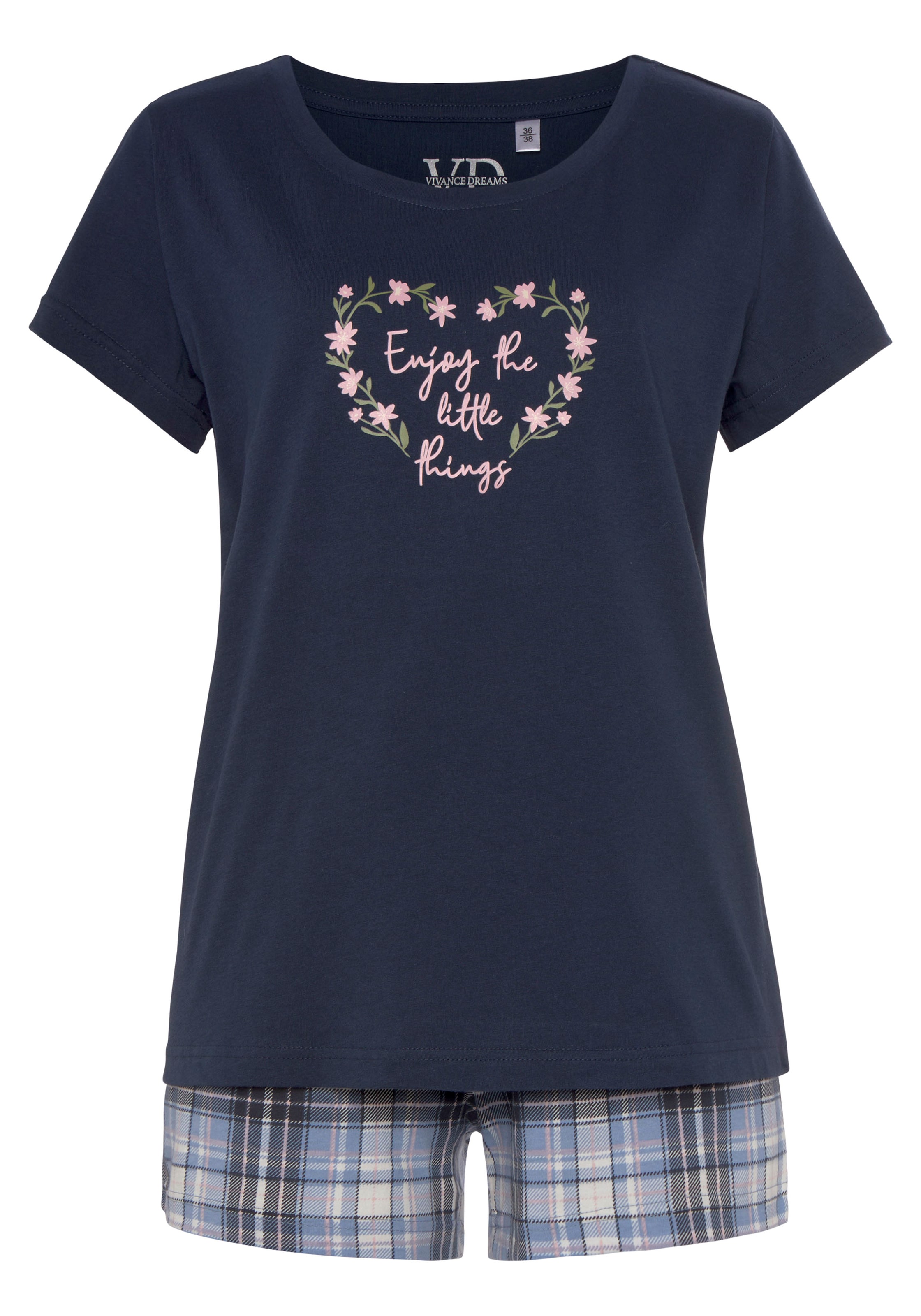 VIVANCE Pyžamo 'Dreams' – mix barev