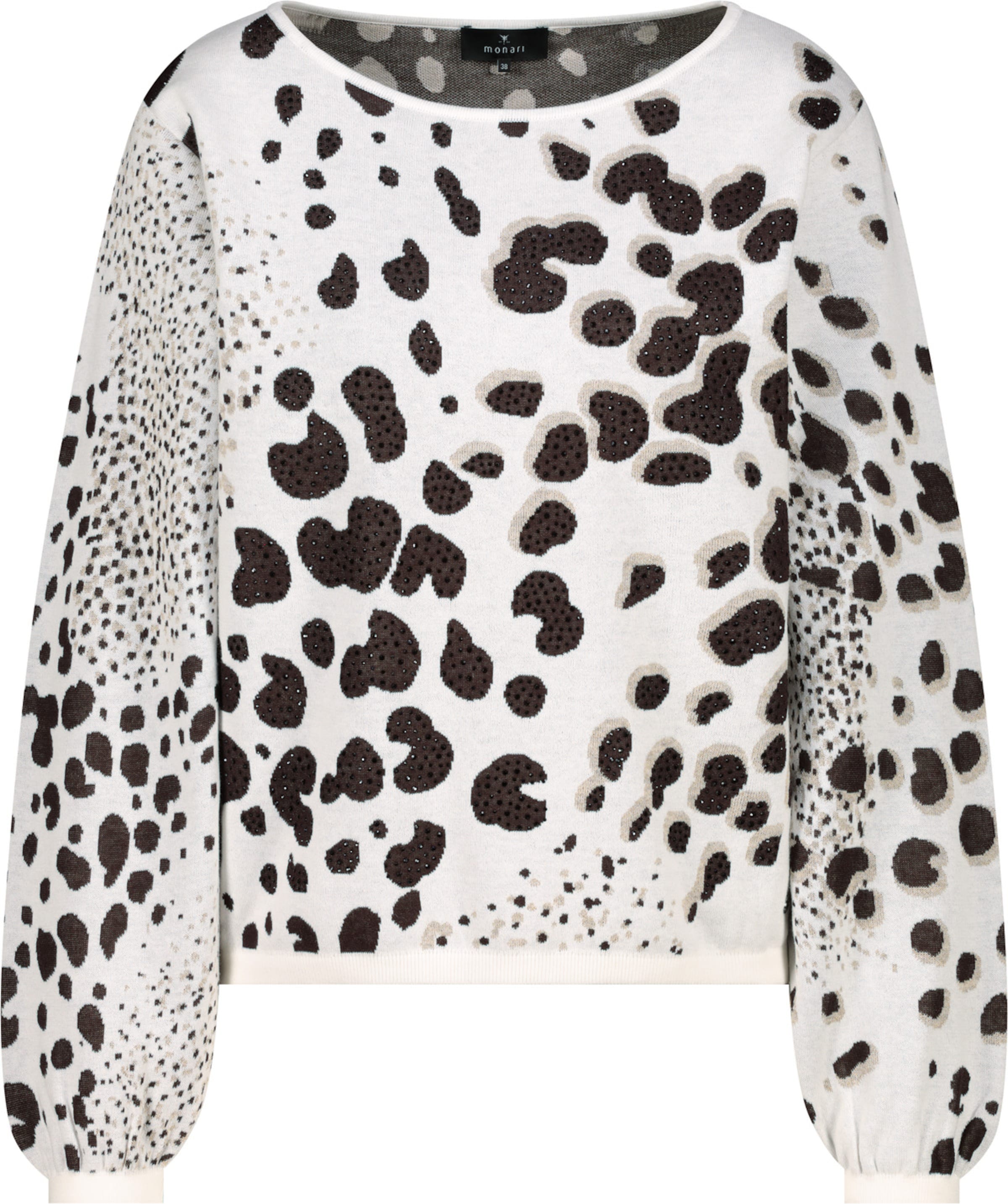 monari Pullover i hvid: forside