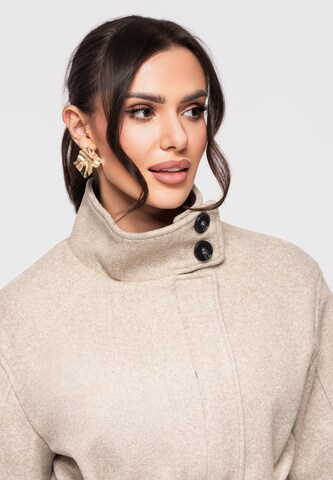 Veste mi-saison 'OW-JANP-0130' Ombre en beige