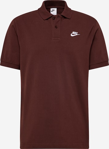 Nike Sportswear T-Shirt in Braun: predná strana