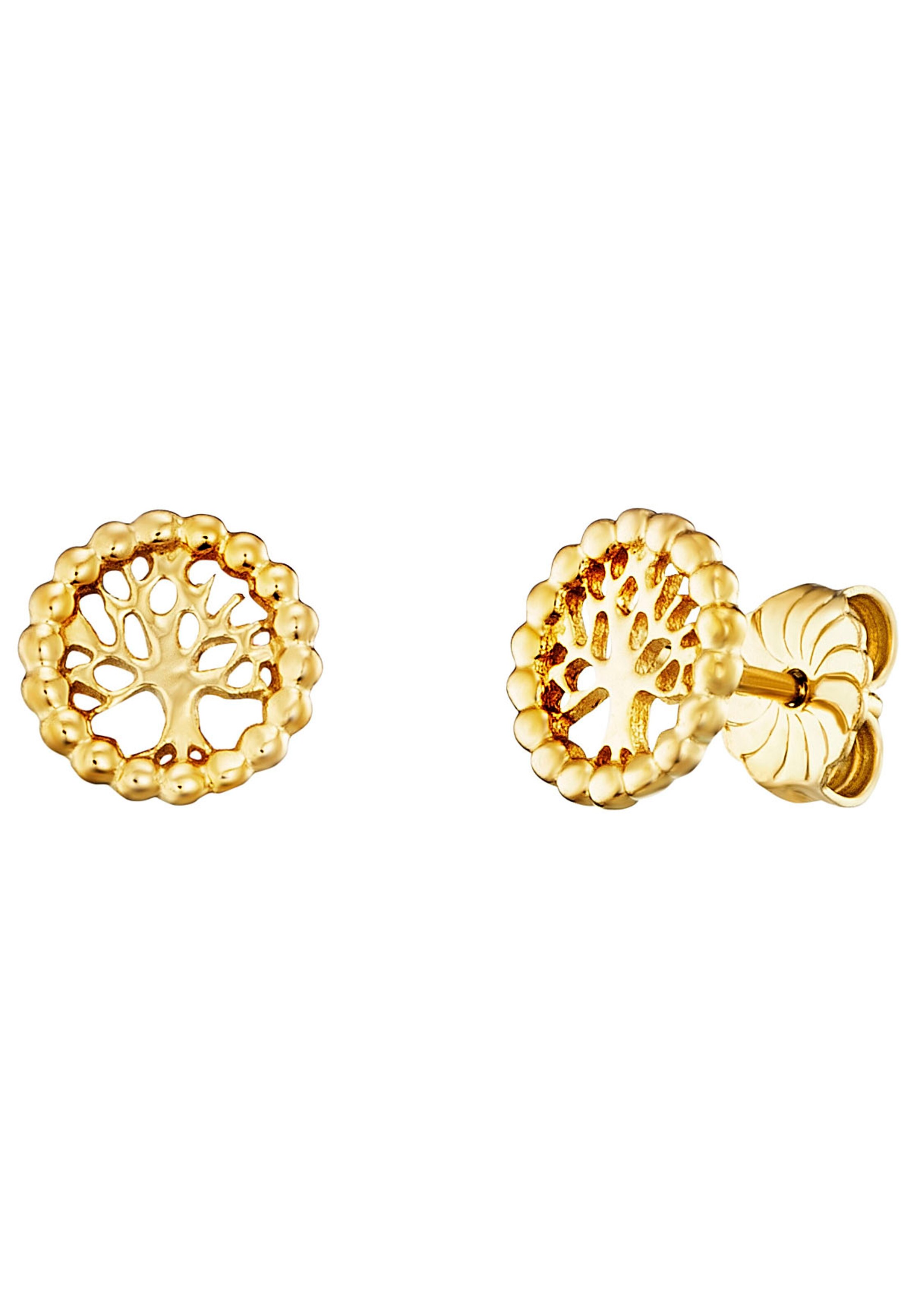 Julie Julsen Ohrringe in Gold: Vorderseite