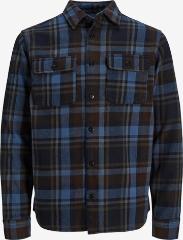 JACK & JONES Regular fit Button Up Shirt 'Darren' in Blue: front