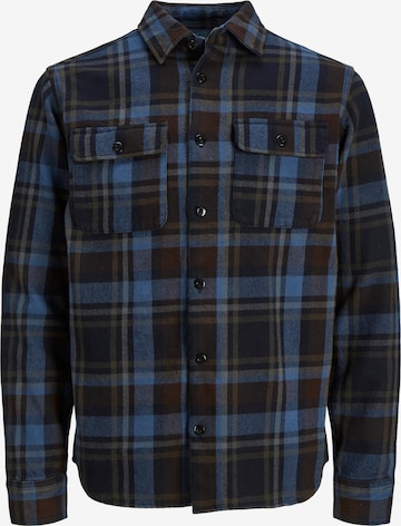 Coupe regular Chemise 'Darren' JACK & JONES en bleu : devant