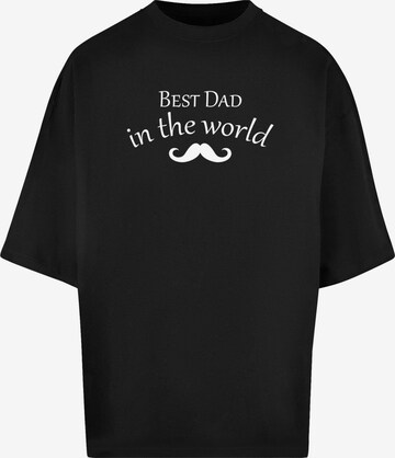 Maglietta 'Fathers Day - Best Dad In The World 2' di Merchcode in nero: frontale
