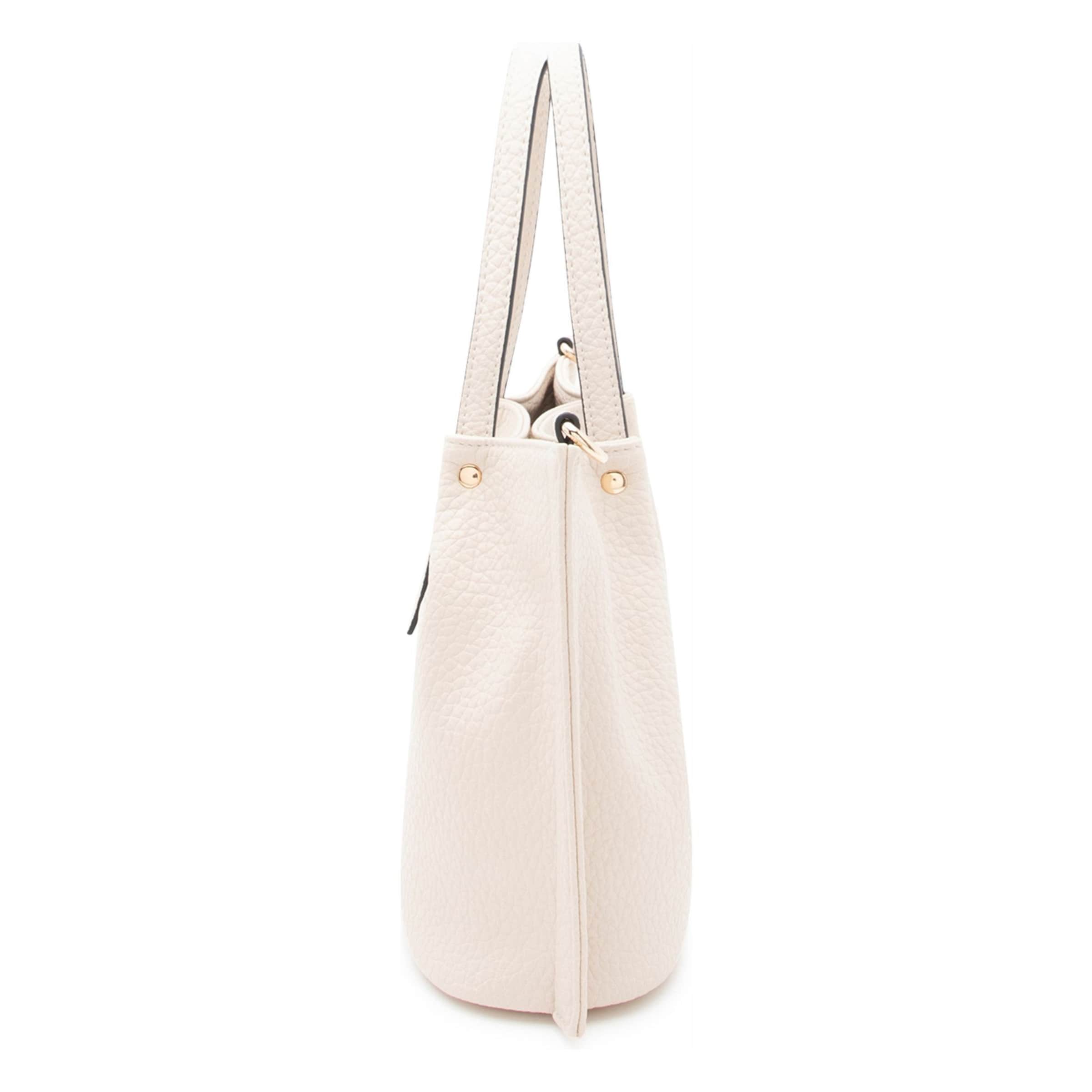 L.CREDI Handtas in Beige