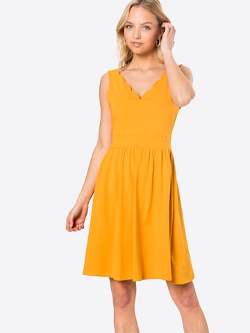ABOUT YOU فستان صيفي 'Frauke' بلون أصفر: الأمام