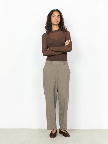 Soyaconcept - regular Pantalón ' SC-HAWO ' en marrón: frente