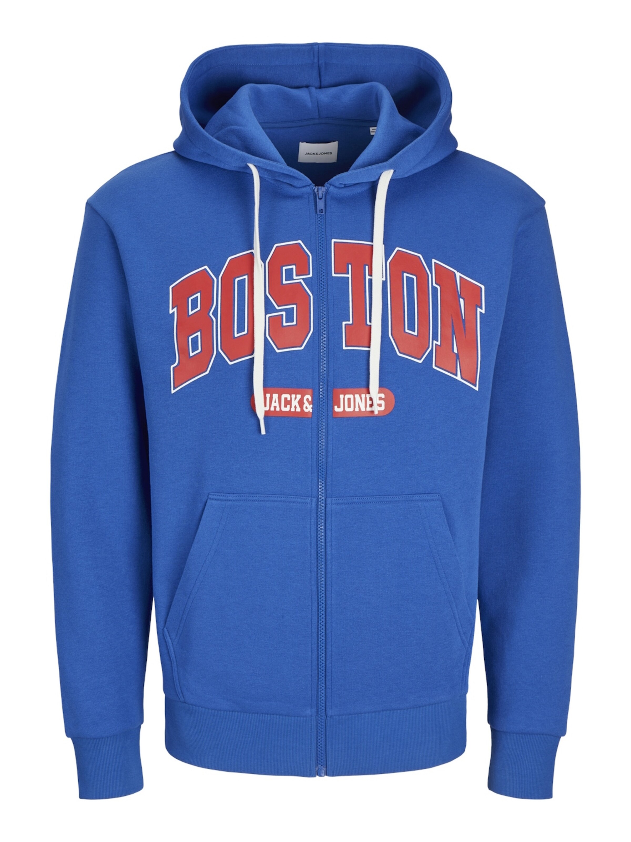 JACK & JONES Sweatjacke 'Bradley' in Blau: Vorderseite