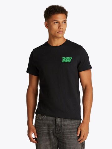 Tommy Jeans Póló - fekete: elől