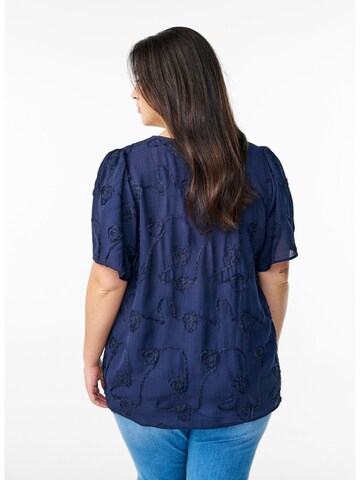Zizzi Блузка от традиционного костюма 'MTALIA' в Синий