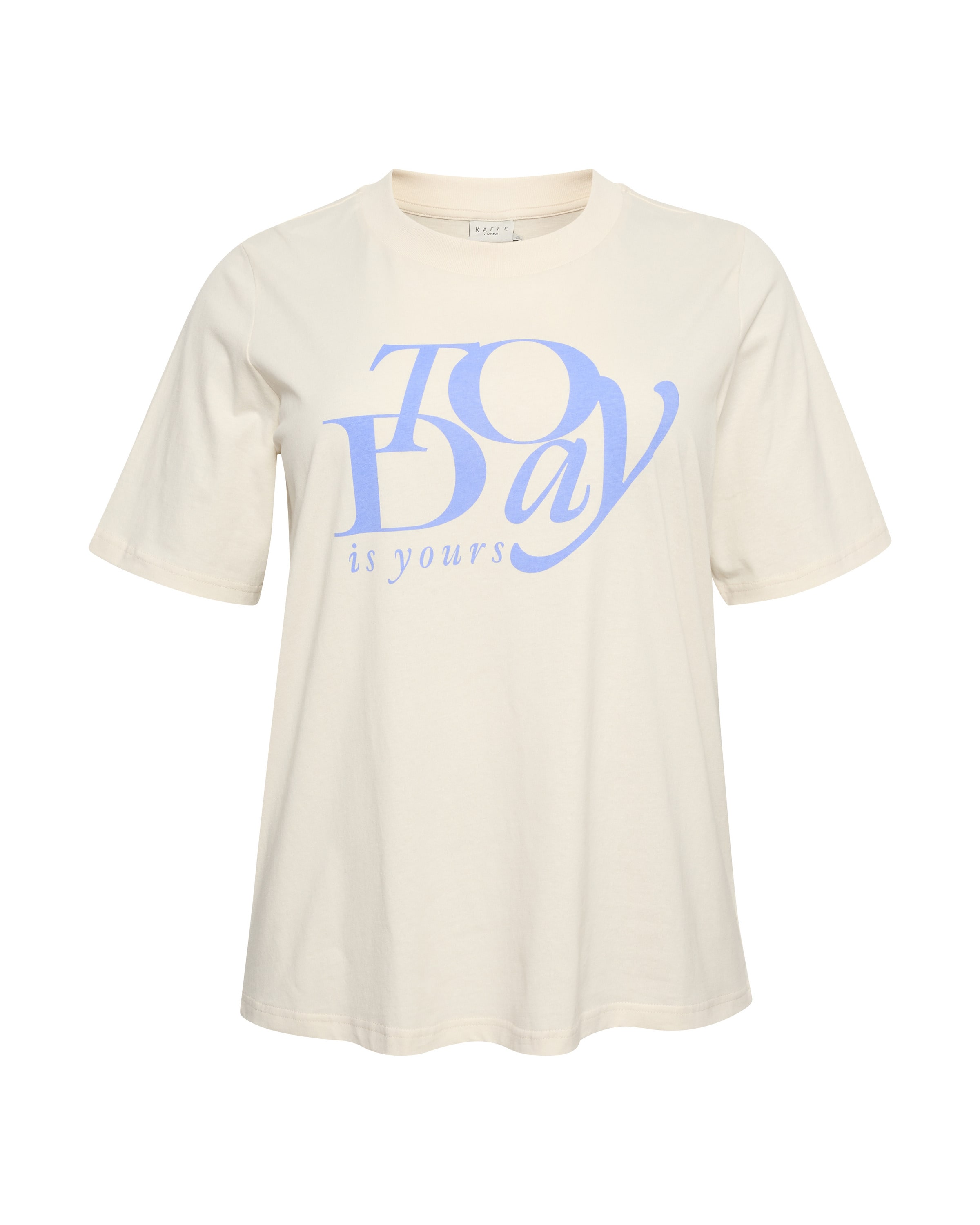 KAFFE CURVE Shirts 'July' i hvid: forside