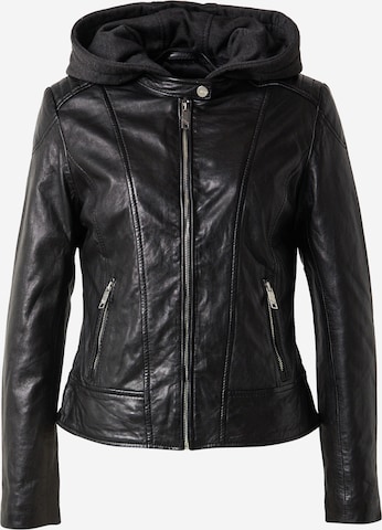 MazePrijelazna jakna - crna boja: prednji dio