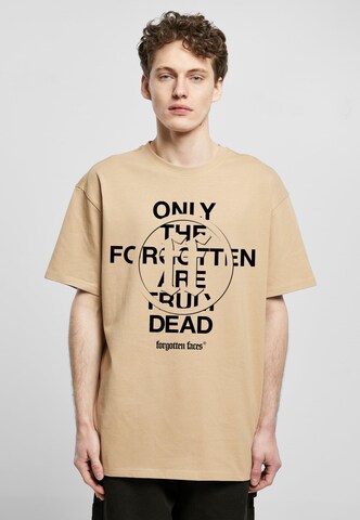 Forgotten Faces - Camiseta en beige: frente