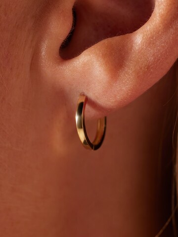 Boucles d'oreilles 'Klassisch' Lucardi en or : devant