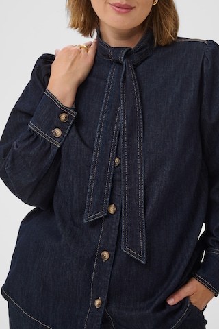 KAFFE CURVE Shirt in Blue