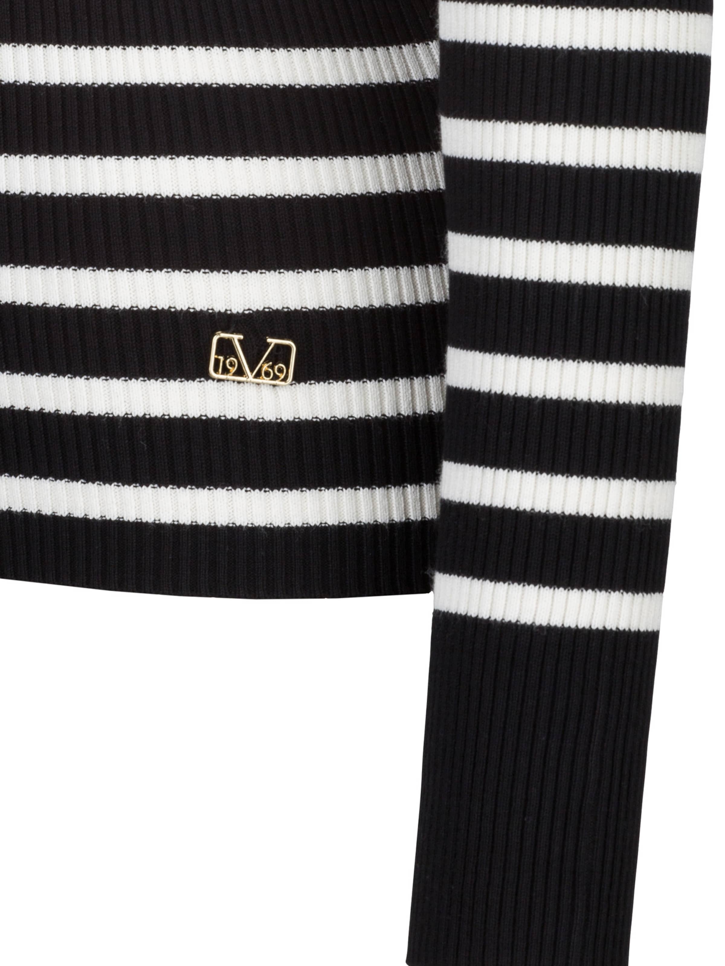 19V69 ITALIA Тениска 'Carla' в черно