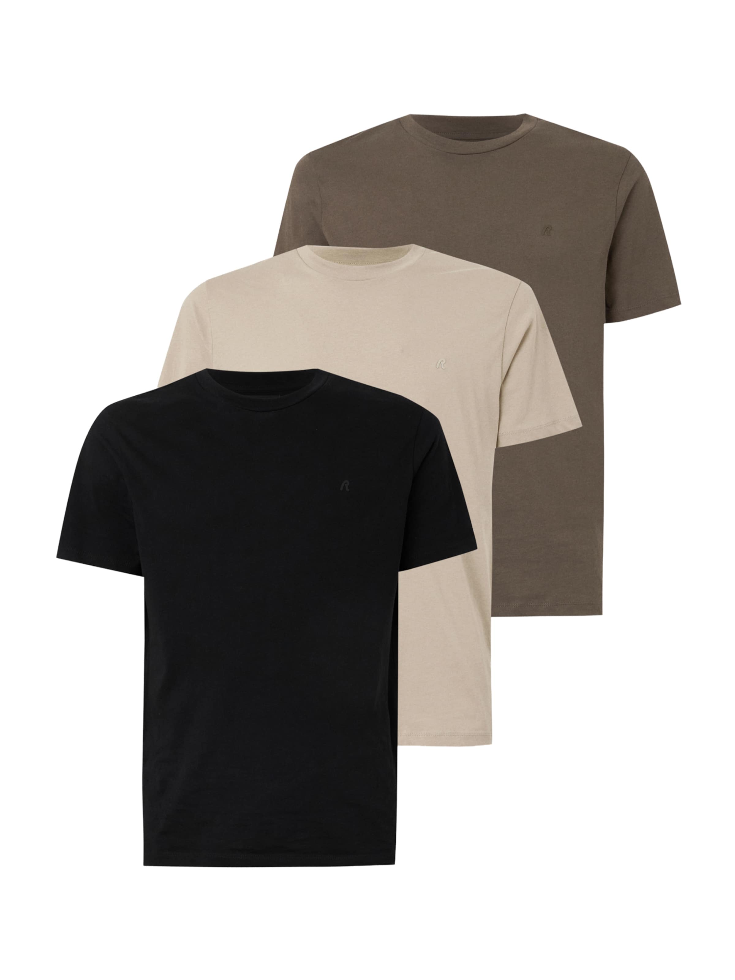 REPLAY T-shirt i beige: framsida