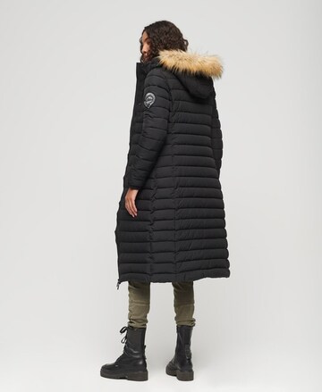 Superdry Wintermantel 'Fuji' in Schwarz