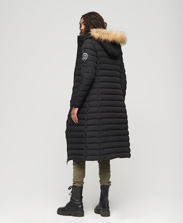 Superdry Wintermantel 'Fuji' in Zwart