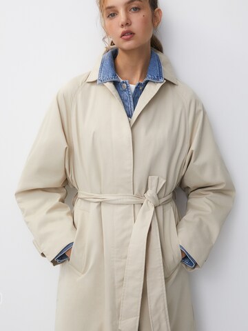 Pull&Bear Between-seasons coat in Beige